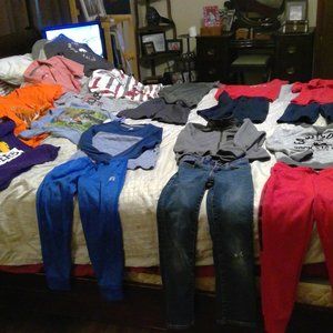 Bundle of Boys Clothes Sizes 6-7, 23 pieces